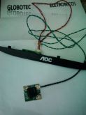 Botão Power Aoc 43d1452 + sensor